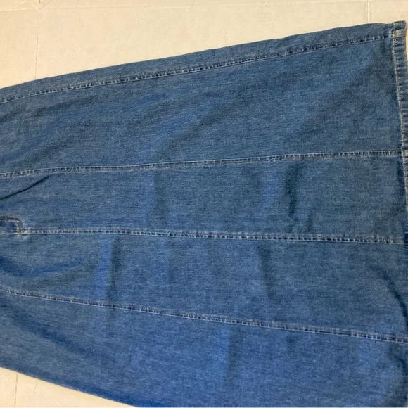Kim Rogers Classic Women Blue Denim Jean Skirt Size 10p - Picture 10 of 12